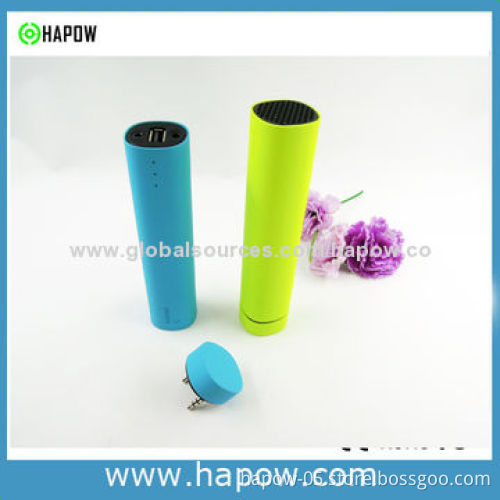 2014 New Mini Speaker Power Bank/Universal External Battery Charger, 100Hz-20kHz Frequency Response